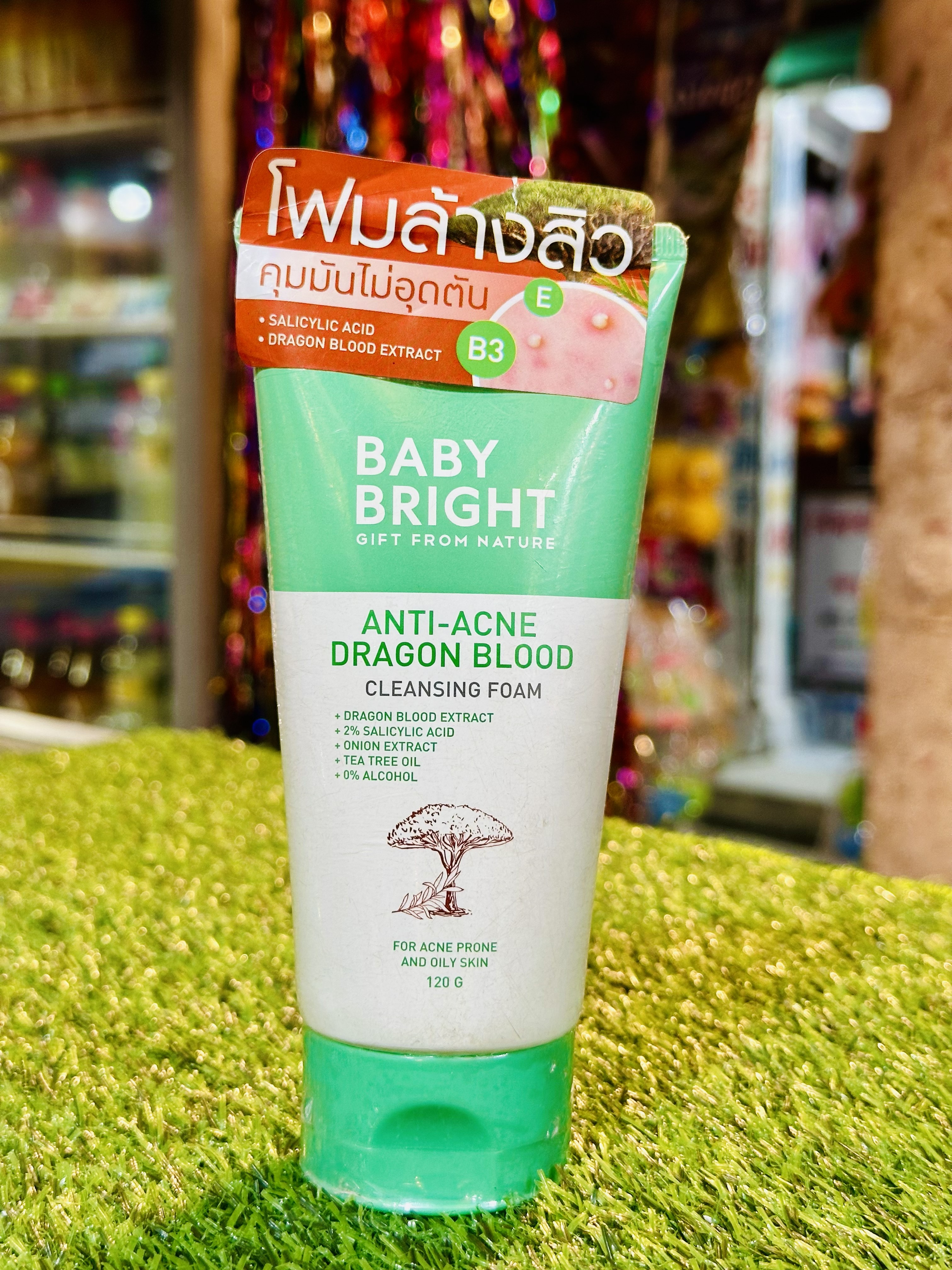 hBaby Bright Anti Acne Dragon Blood Cleansing Foam Facewas