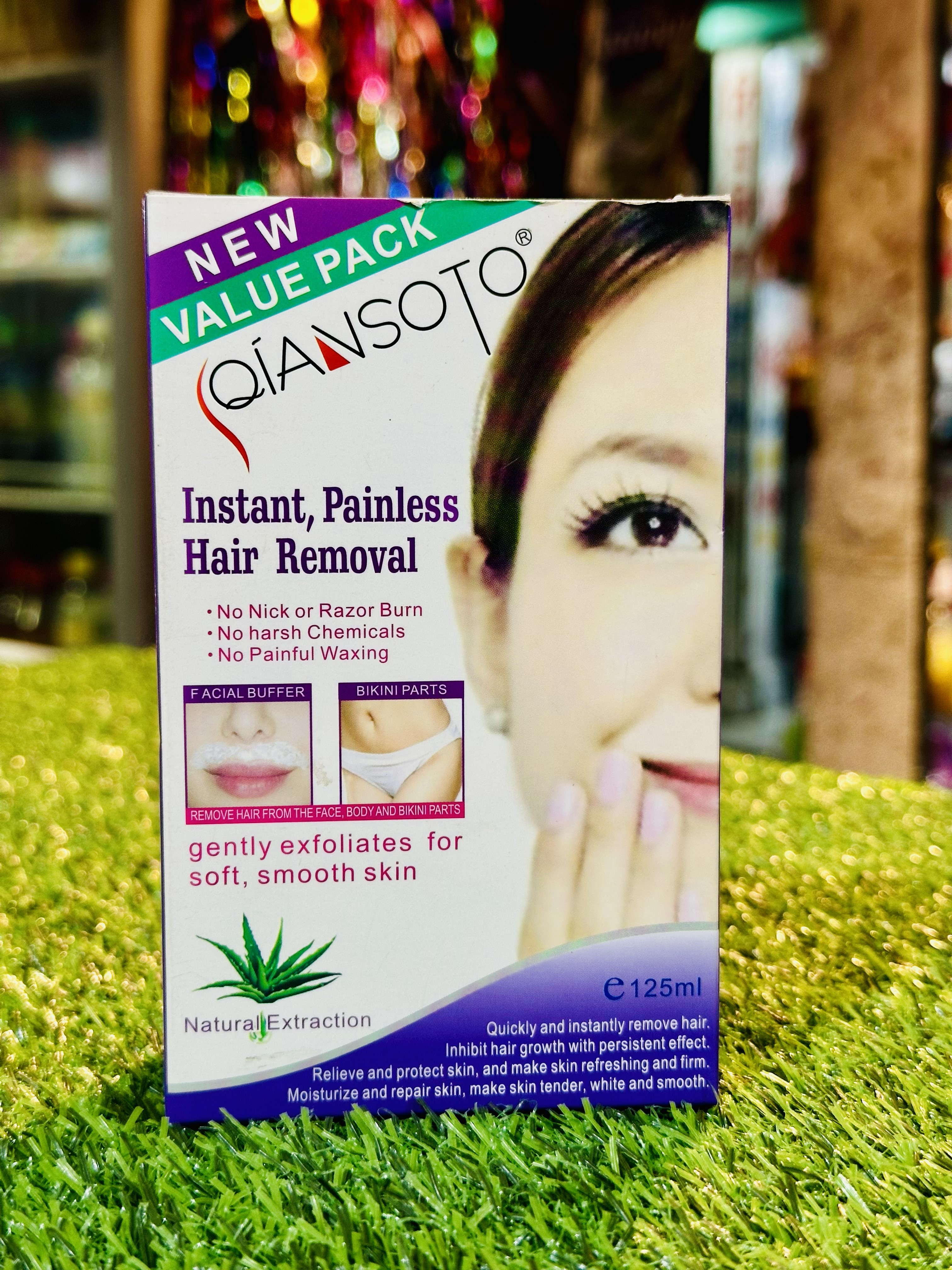 Qiansoto Instant Painless Hair Removal Cream 125 gm | macosmatic.com