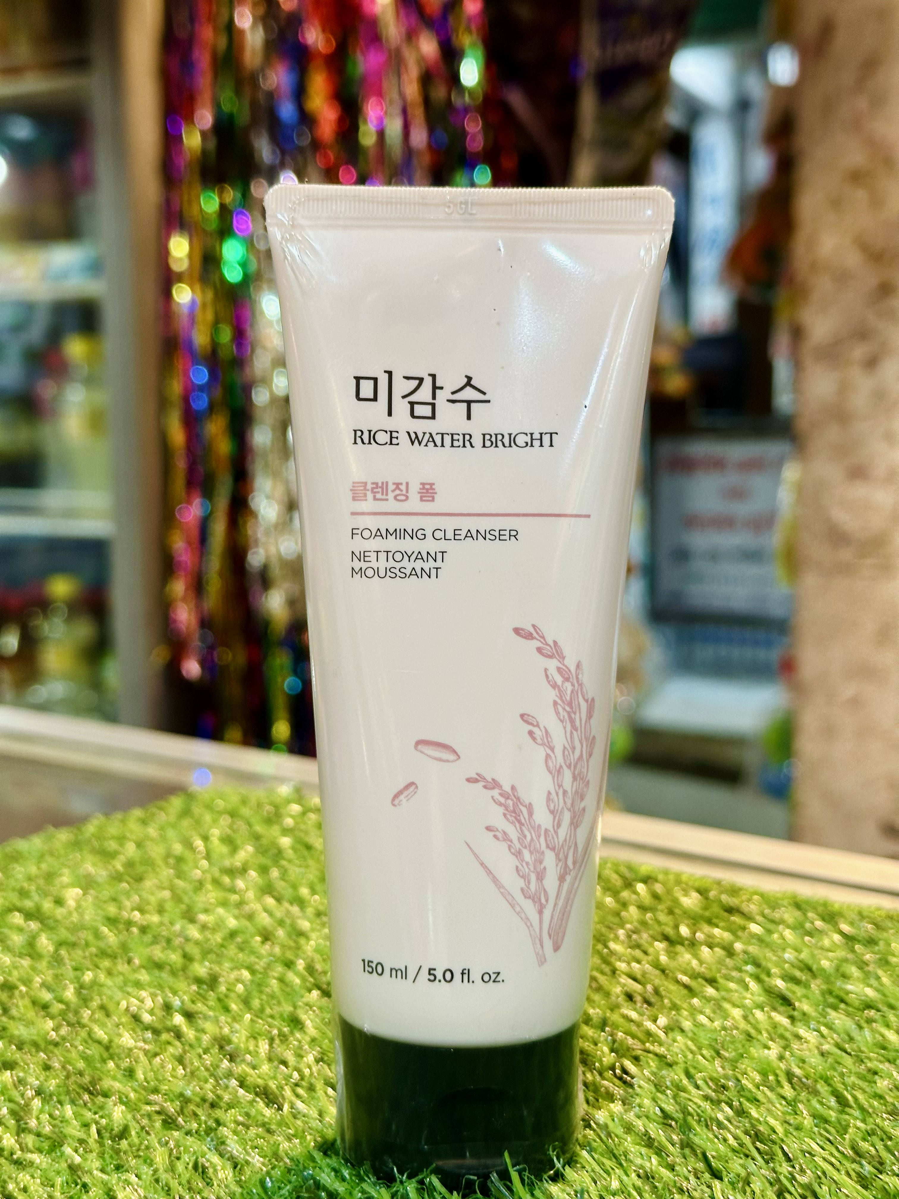Rice Water Bright Cleansing Foam 100ml | Face Wash for Glowing Skin, Korean Skin Care Products, For All Skin Types | macosmatic.com